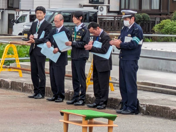 「地域安全見守り隊」結成式