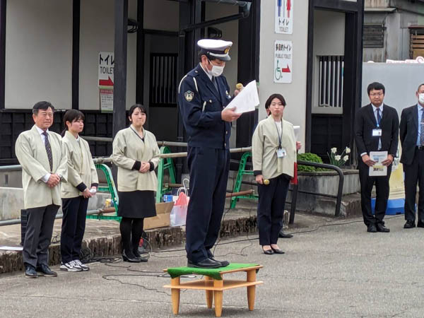 「地域安全見守り隊」結成式